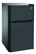 3.2 Cu Ft Two Door Mini Fridge with Freezer, Black D859203