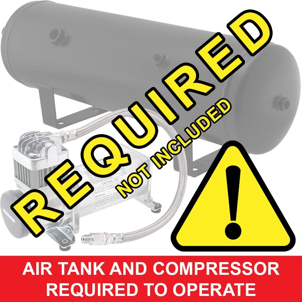 4 Air Horn Chrome Plated Trumpets Train Horn Y9975