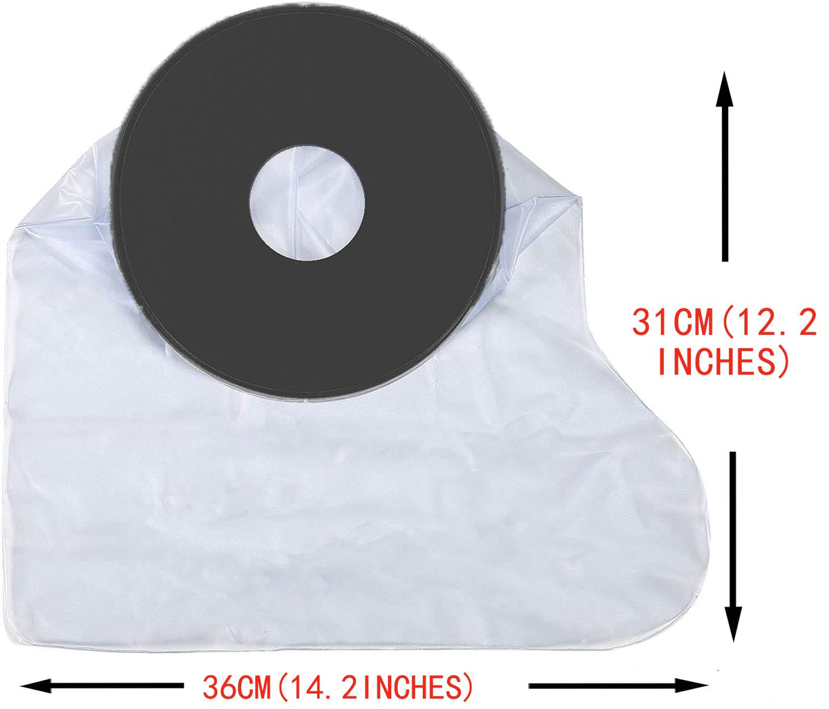 Waterproof Foot Cast Cover for Shower (Black) S9827