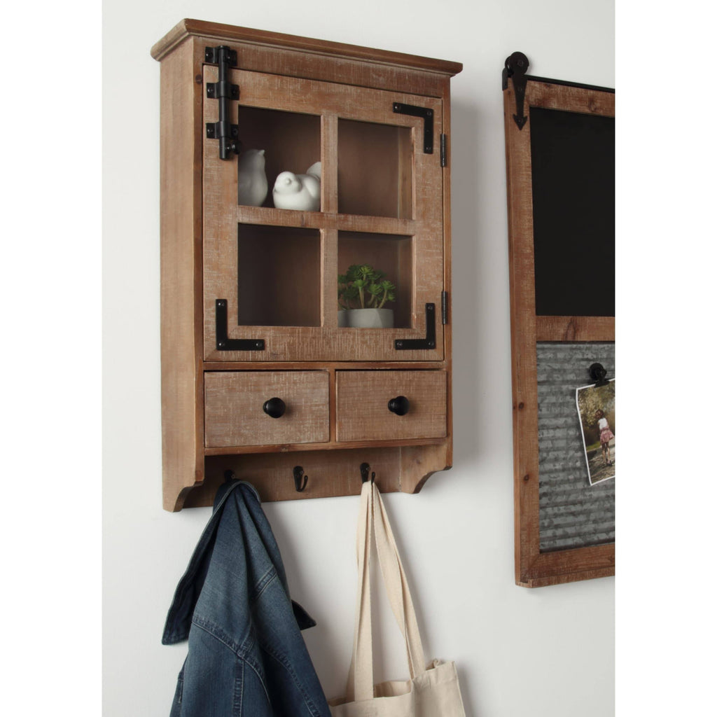 Brown Decorative Wood Wall Cabinet H7193