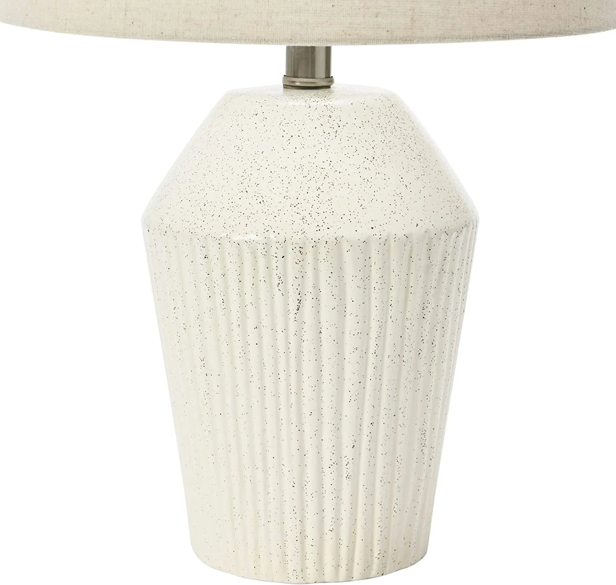 13" Round Stoneware Desk Lamp F25367