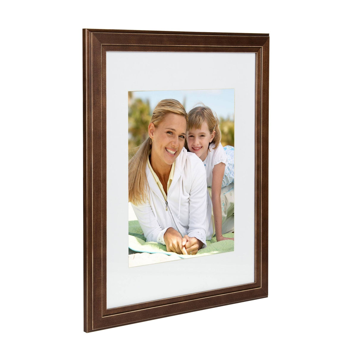 Solid Wood Picture Frames, Distressed Espresso Brown 11x14, Pack of 4 D9150