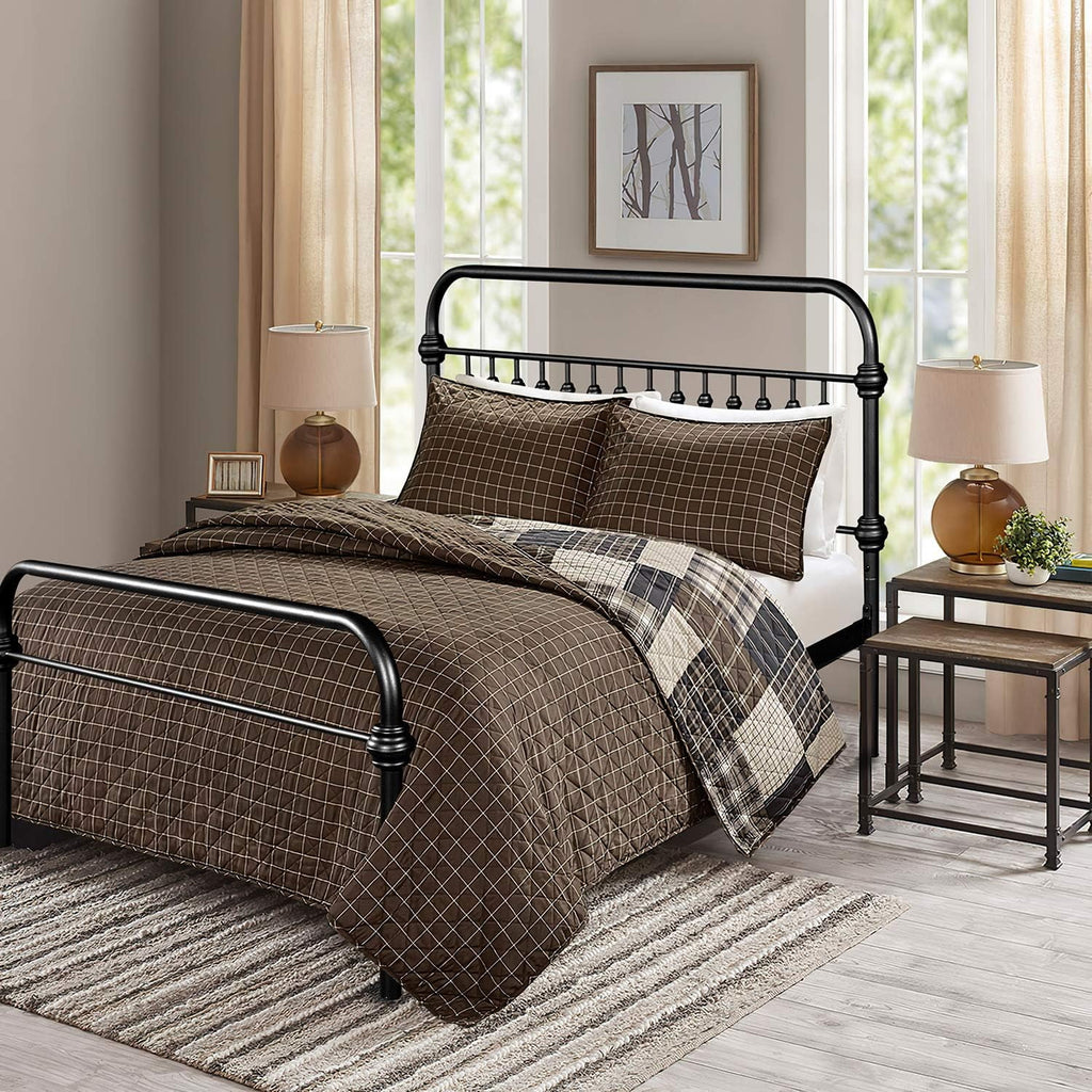 Queen Bed Frame with Headboard and Storage N688