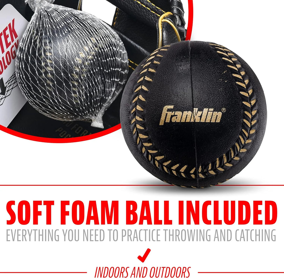 Kids Baseball Glove and Ball Set 9.5 Inch O72523