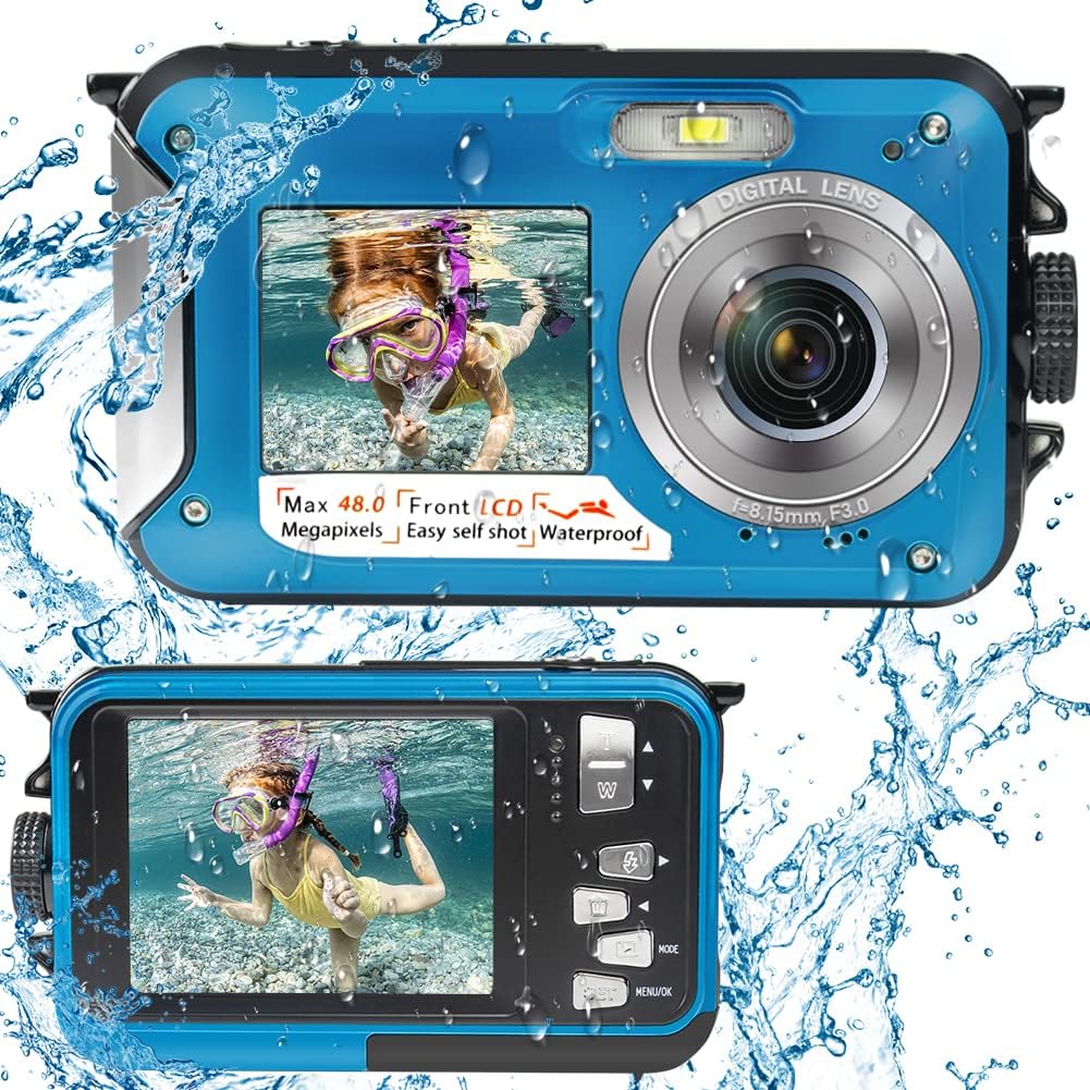 Green 2.7K 48MP Waterproof Digital Camera Y338978