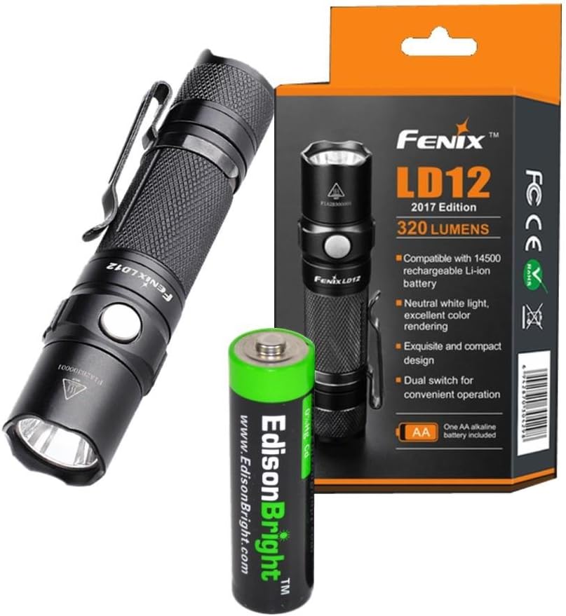 320 Lumen LED Tactical Flashlight I185