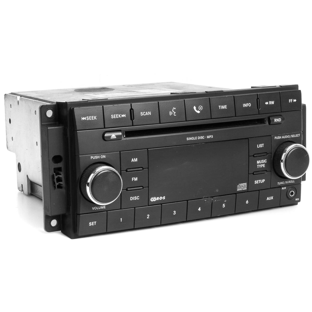 2008 Jeep Wrangler Dodge Caravan AM FM Radio CD Player AUX M24735
