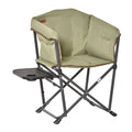 Green Oversize Padded Director Chair with Side Table L109991