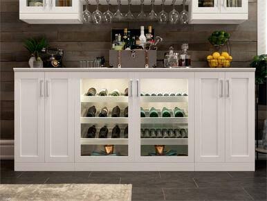 White 2-Door Cabinet R533