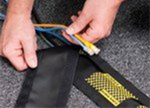 Black Carpet Cord Cover 25ft H15066