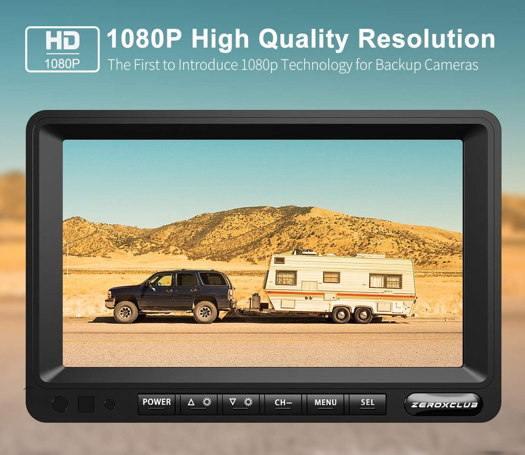 HD Wired Backup Camera System Kit with 7'' LCD Monitor E11320