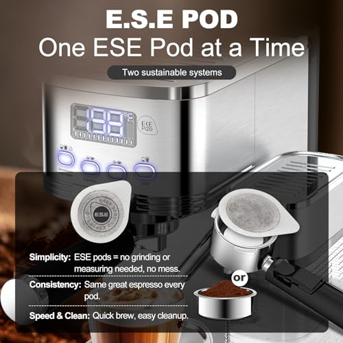 Espresso and Cappuccino Machine with Automatic Milk Frother S773955