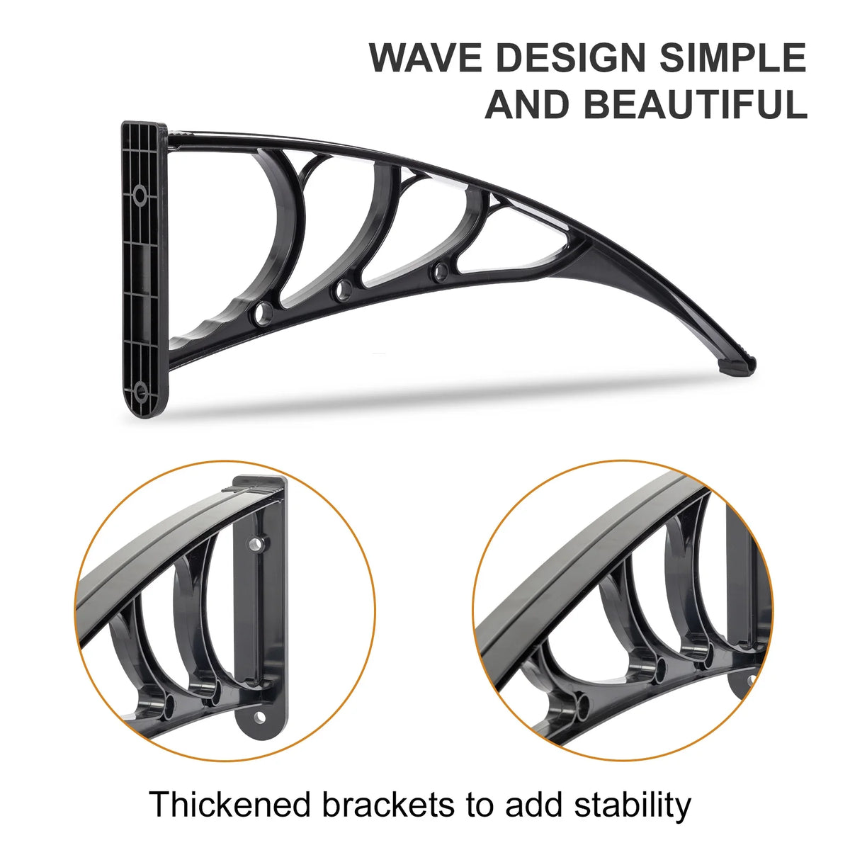 Black Patio Awning H8654