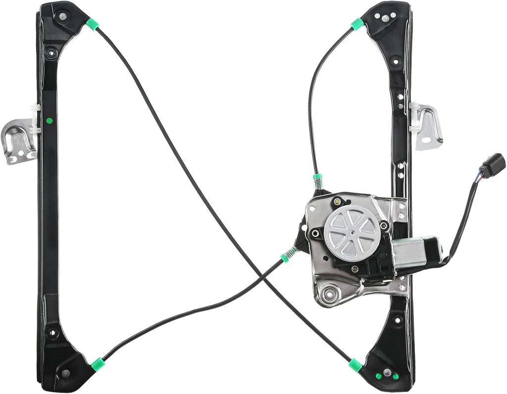 Power Window Regulator with Motor Front Driver Side 4-Door Pack of 2 C9316