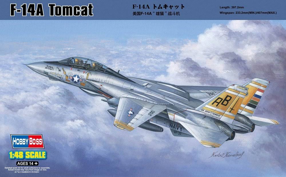 F-14A Tomcat 1/48 Model Kit E481774