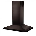 42 in. 400 CFM Black Stainless Steel Island Range Hood F300218