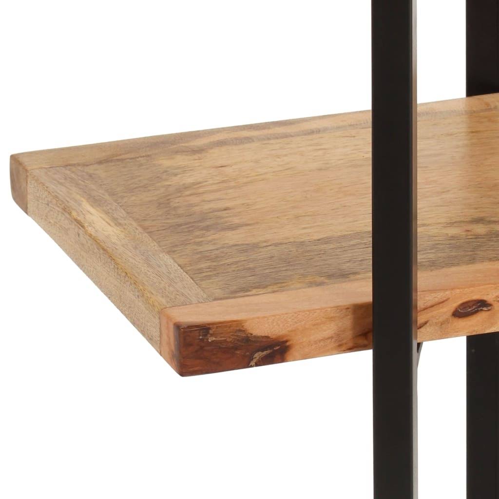 4-Tier Solid Mango Wood Bookcase Z435076