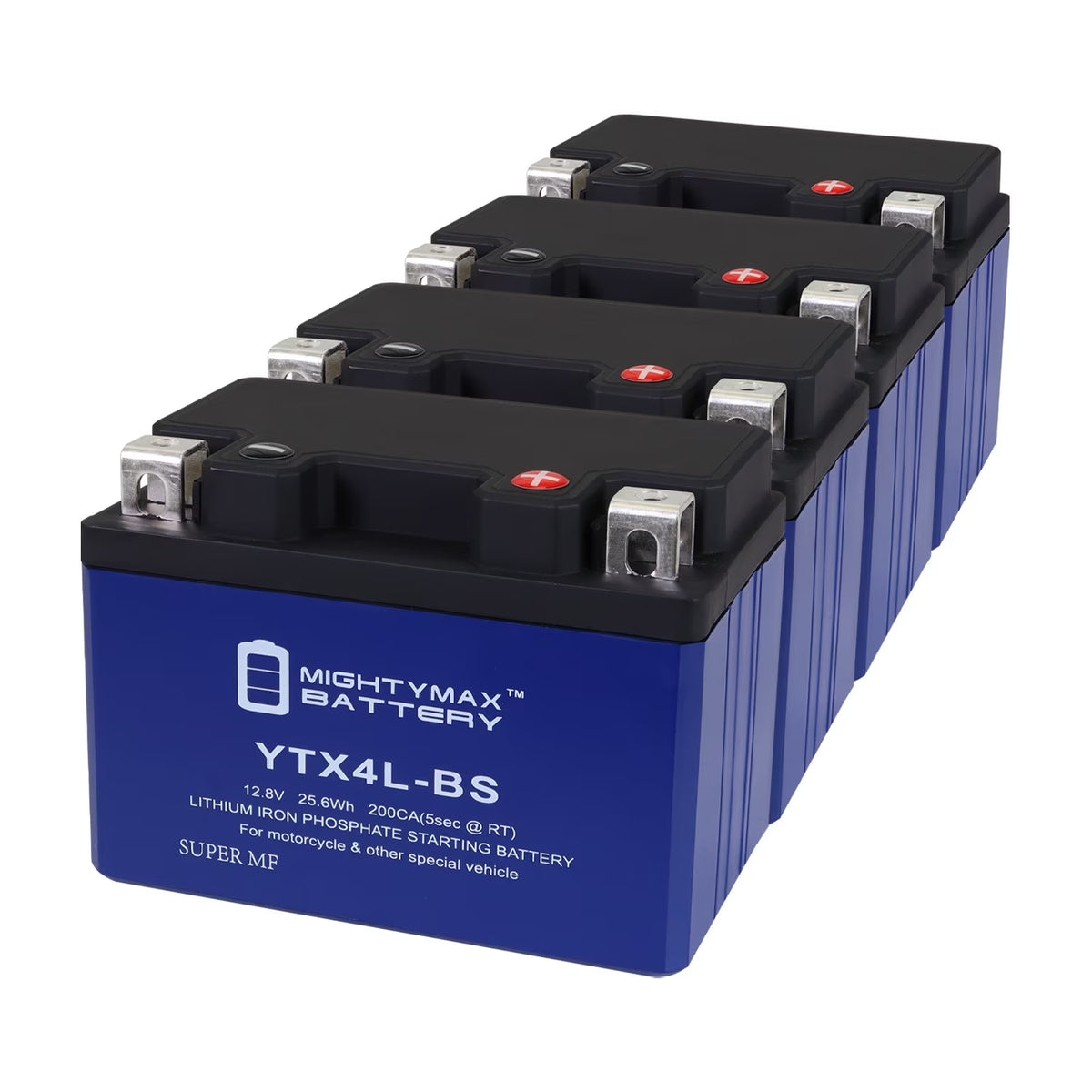 4 Pack Lithium Replacement Battery for Honda Scooters S134800