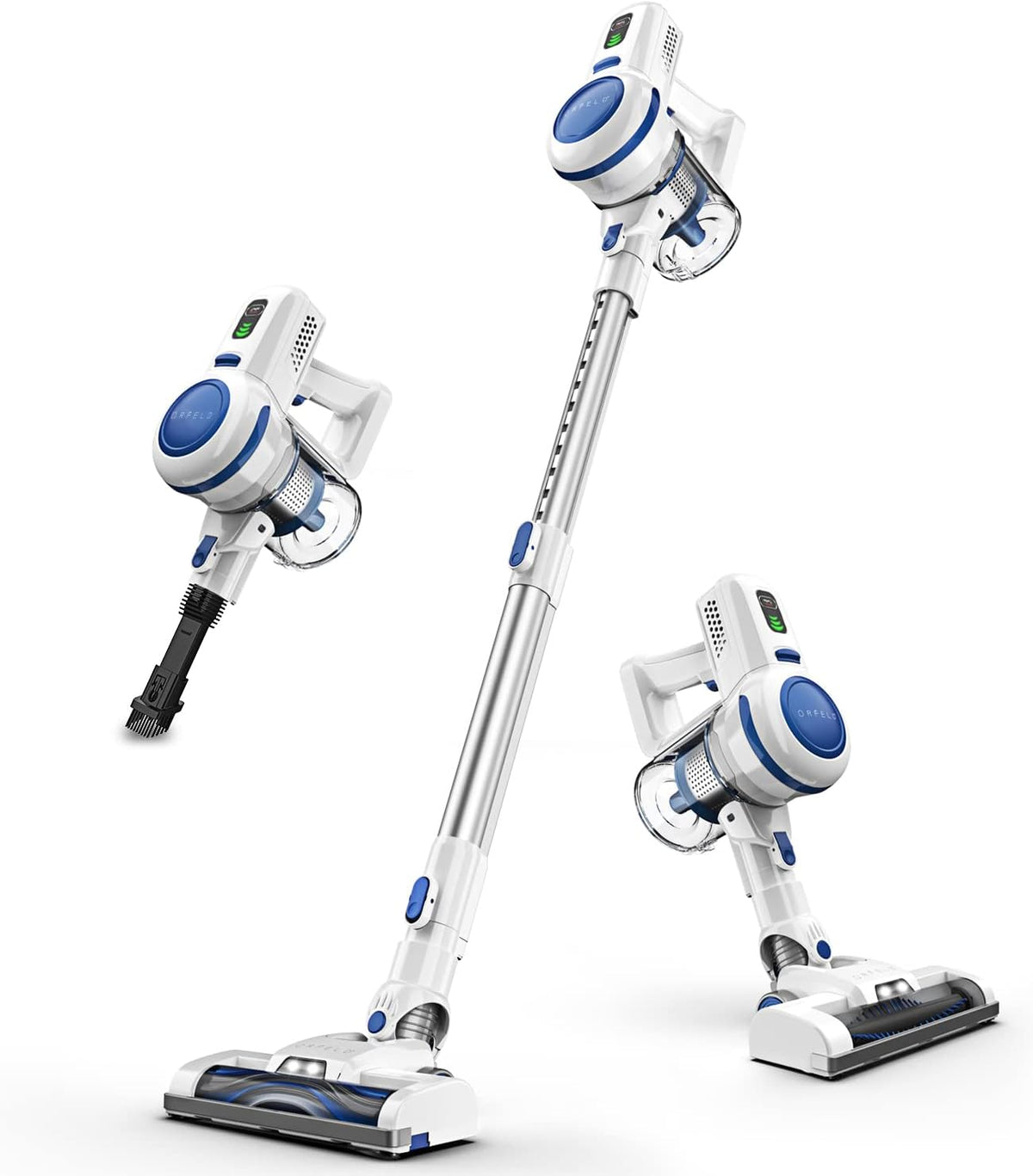 Cordless Stick Vacuum Cleaner with Detachable Battery A586