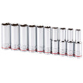 1/2 in. Drive SAE Chrome Deep Socket Set, 10-Piece M1792