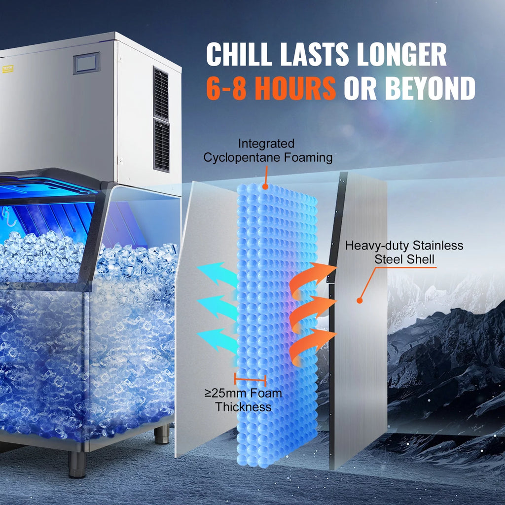 Commercial Ice Maker with Storage Bin L98862