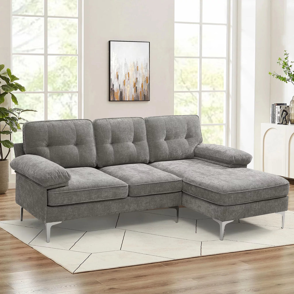3-Piece Modular L-Shaped Sectional Sofa T531999