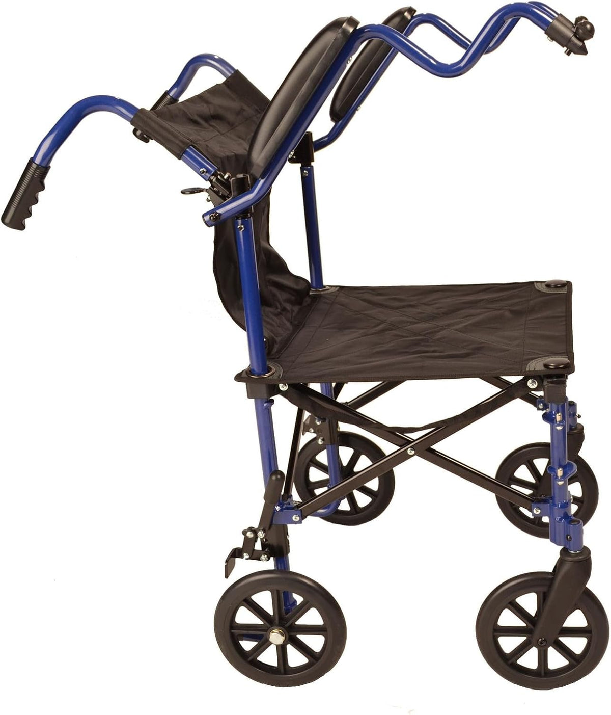 Super Lightweight Folding Travel Wheelchair with Height Adjustable Footrests T9733
