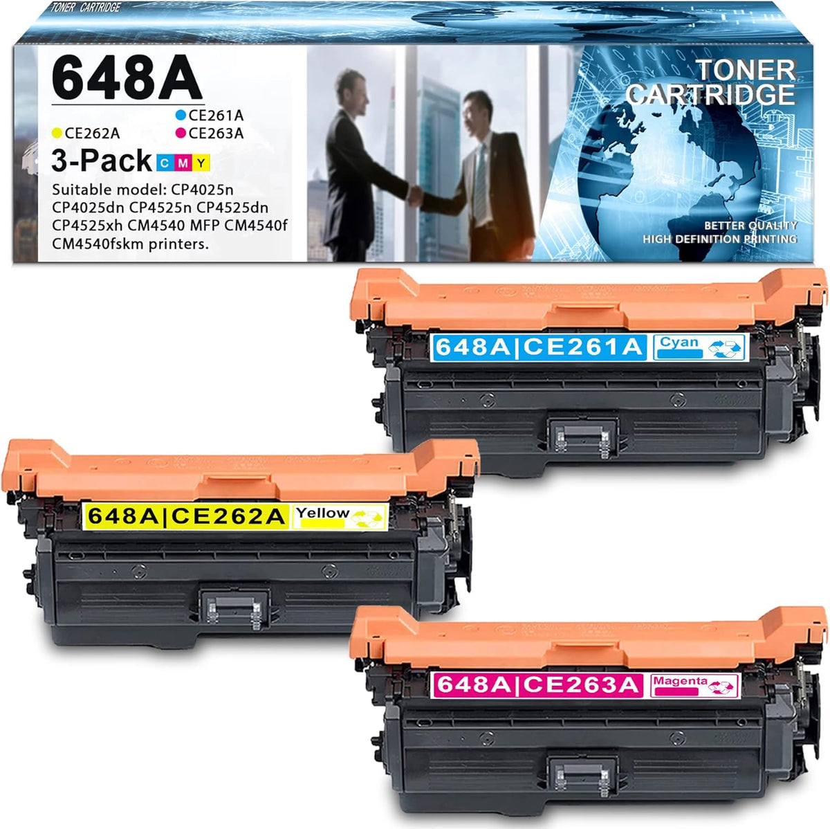 3 Pack Toner Cartridge Replacement R200