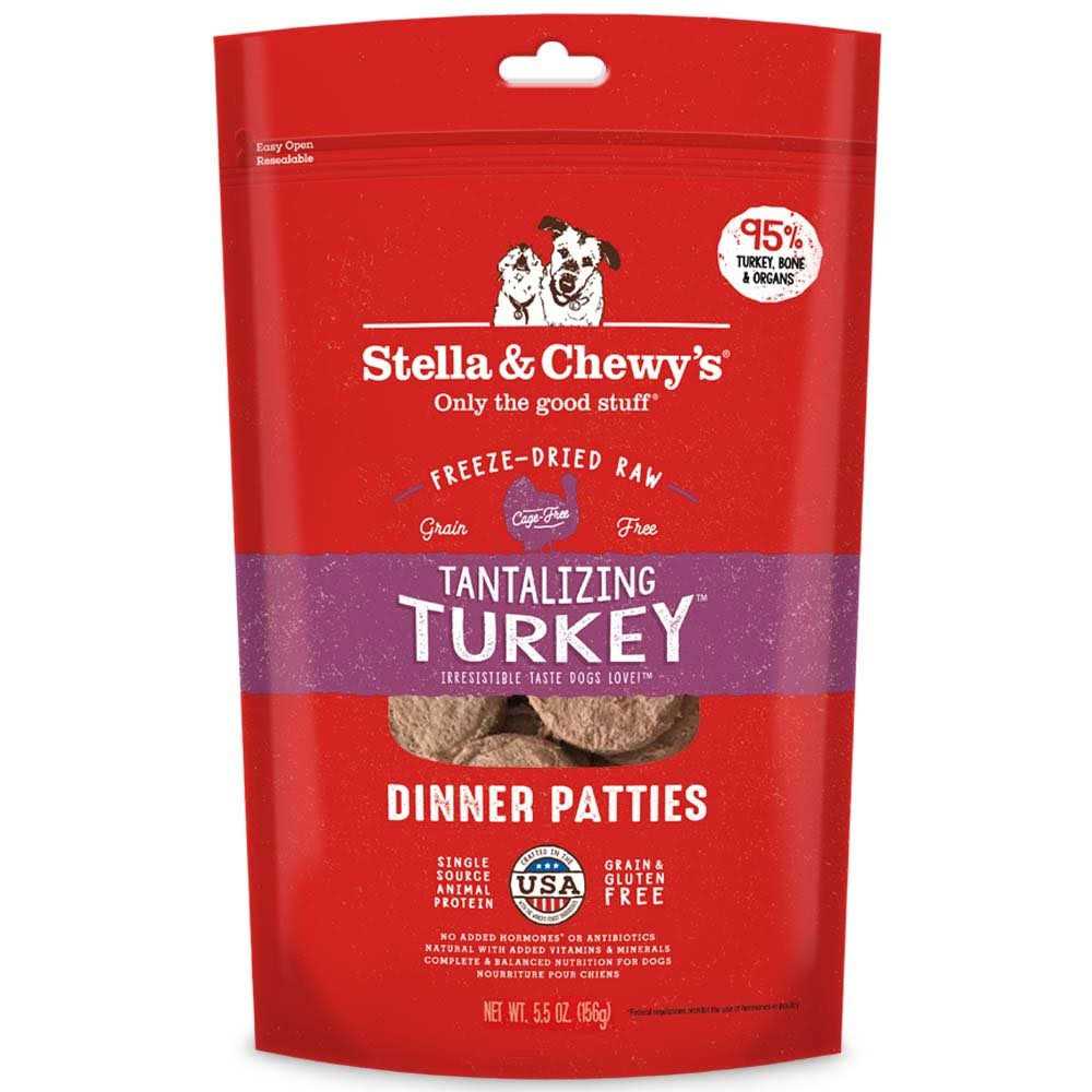 Freeze Dried Turkey Dinner Patties Dog Food P273