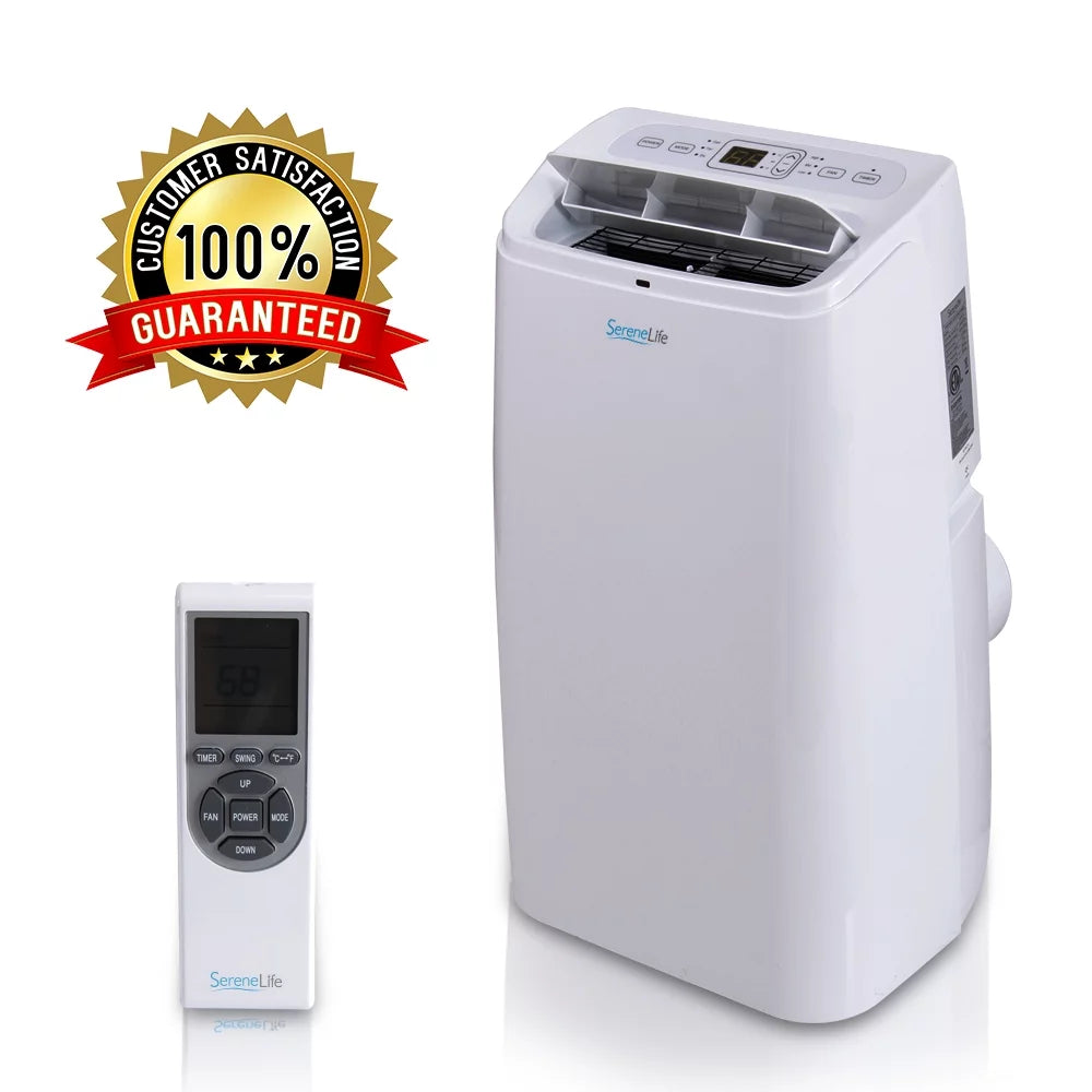 12,000 BTU Portable Air Conditioner with Dehumidifier and Fan Modes W722459