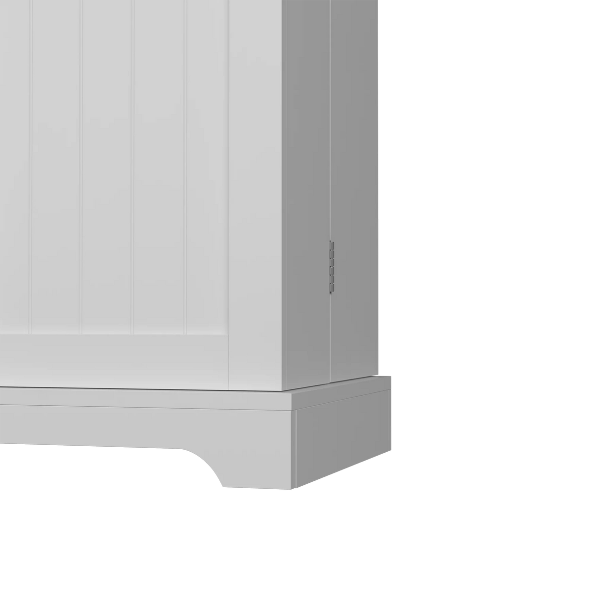 White Tall Kitchen Pantry Storage Cabinet with Doors and Shelves R793