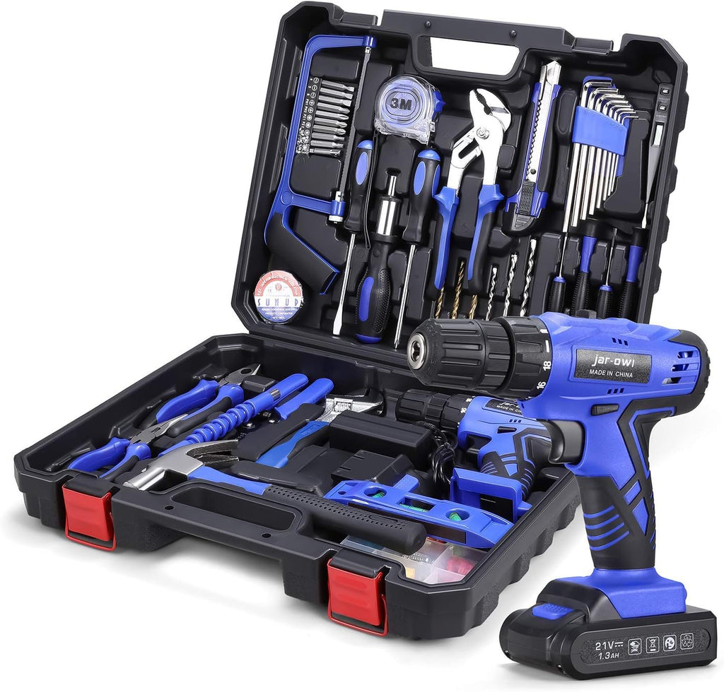 108 Piece Power Tool Combo Kit with 16.8V Cordless Drill X45634