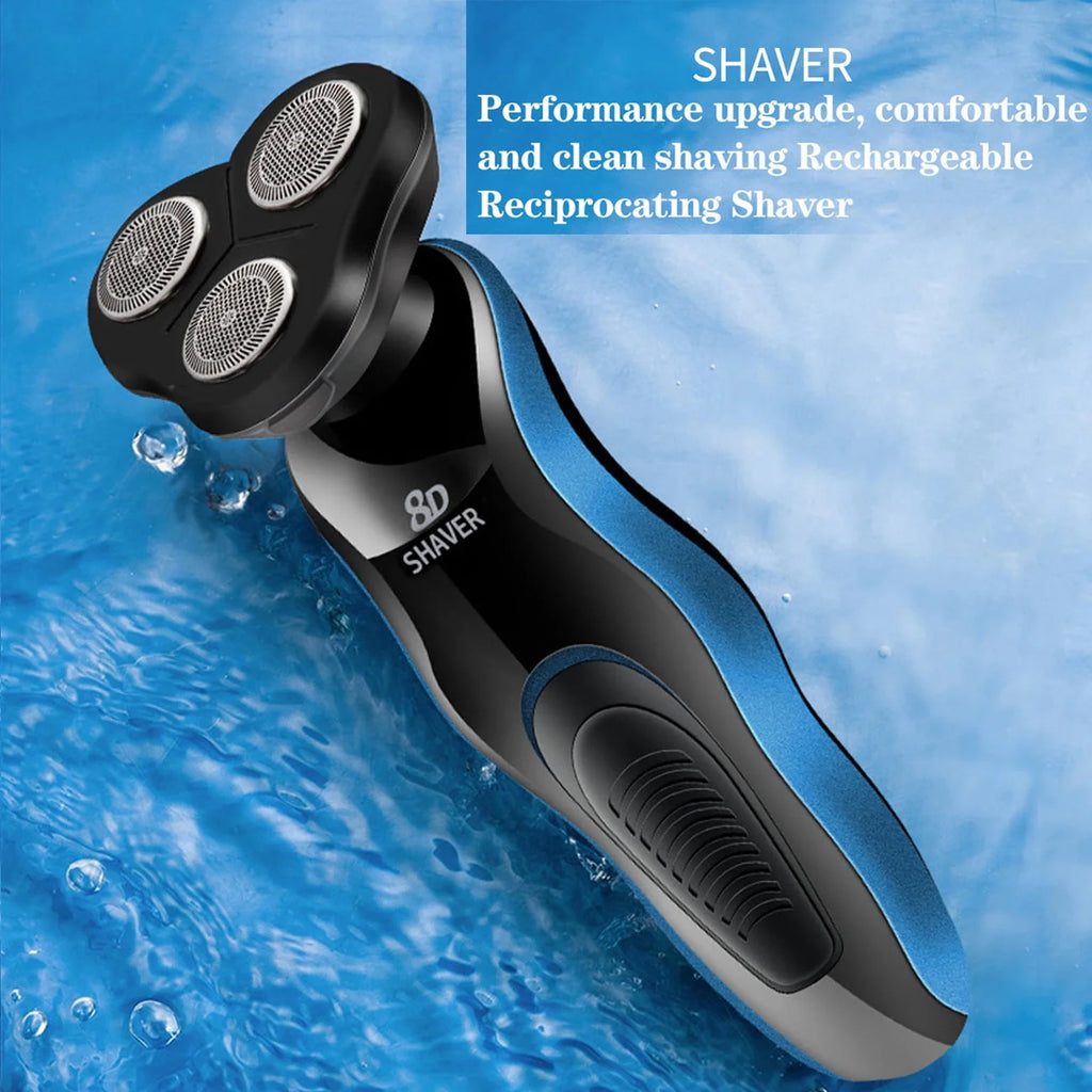 5-in-1 Waterproof Rechargeable Head Shaver Y89123