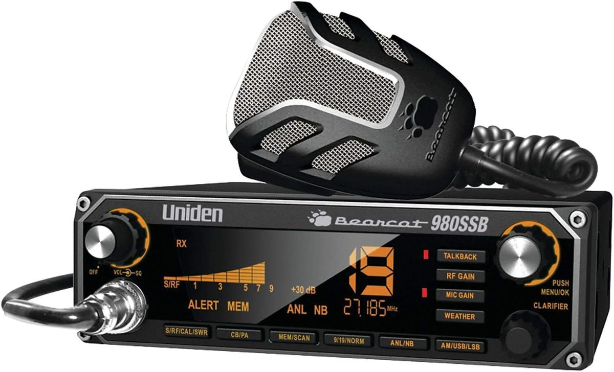 40-Channel SSB CB Radio with 7-Color Digital Display H108164