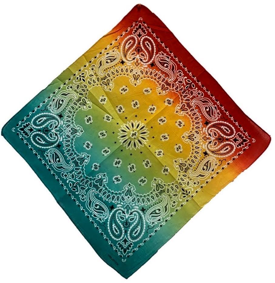 Bandana Red & Green - Case of 60 P580