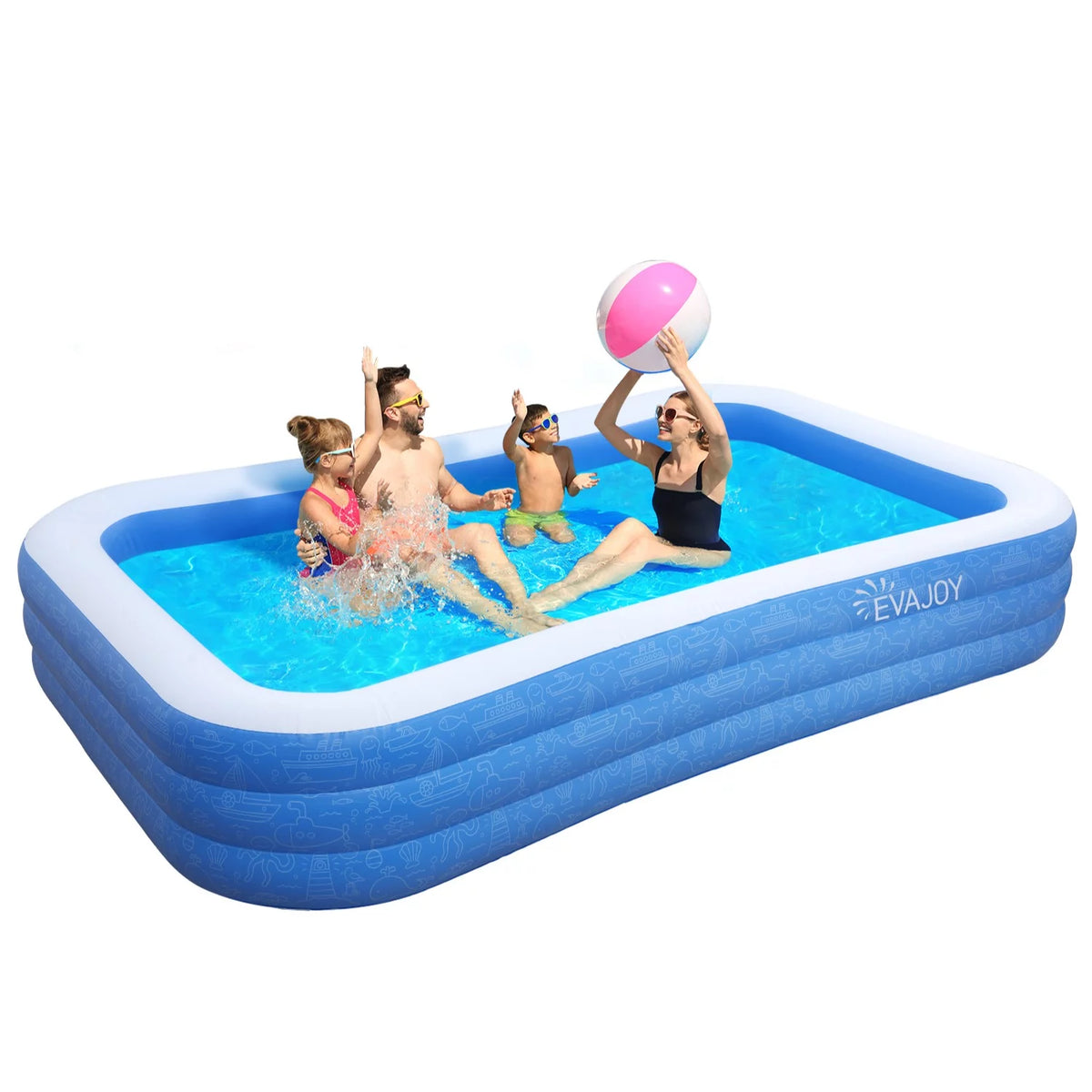 Inflatable Swimming Pools 118'' x 72'' x 20'' L42381