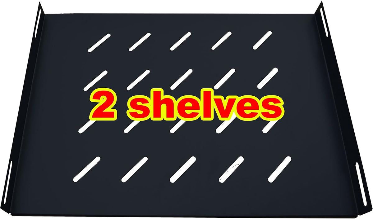 22U Locking Network Cabinet with Casters and Shelf X66782