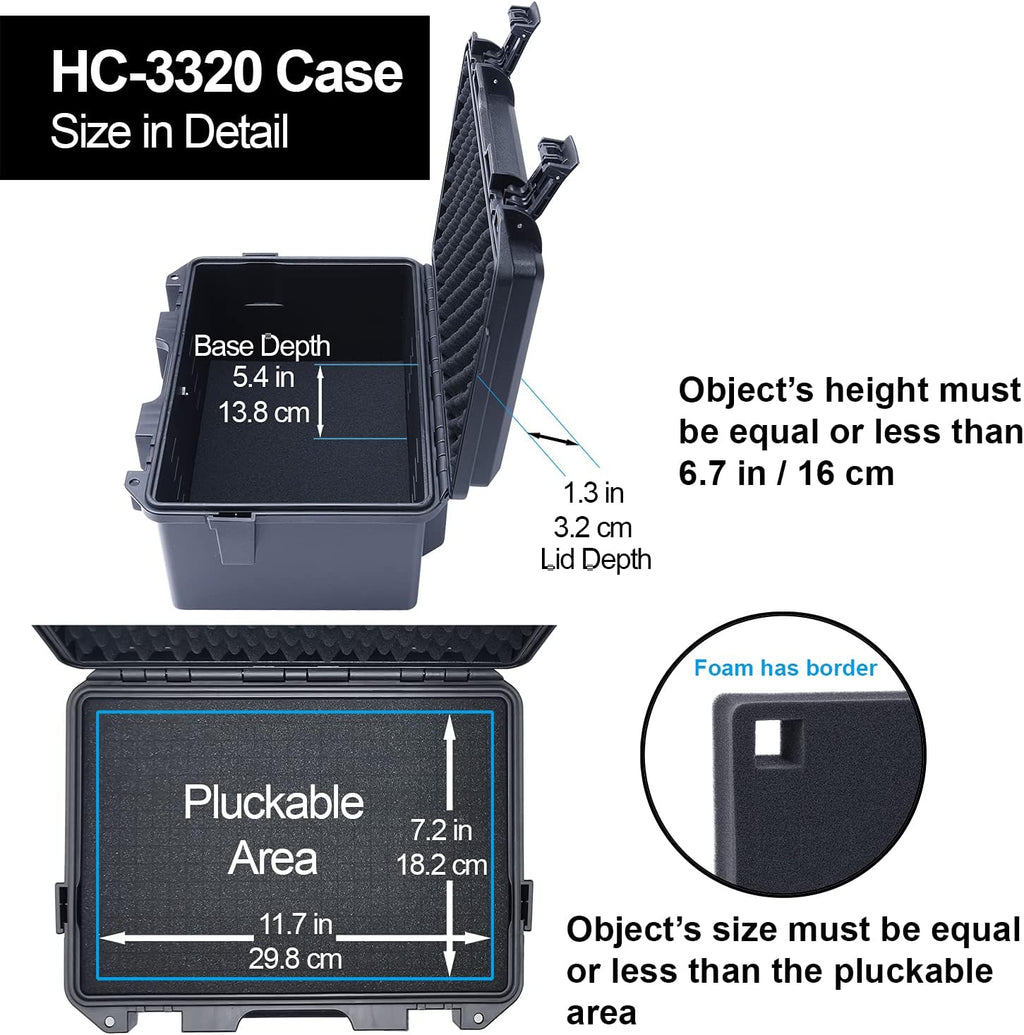Waterproof Hard Case with Customizable Foam Insert Q45990