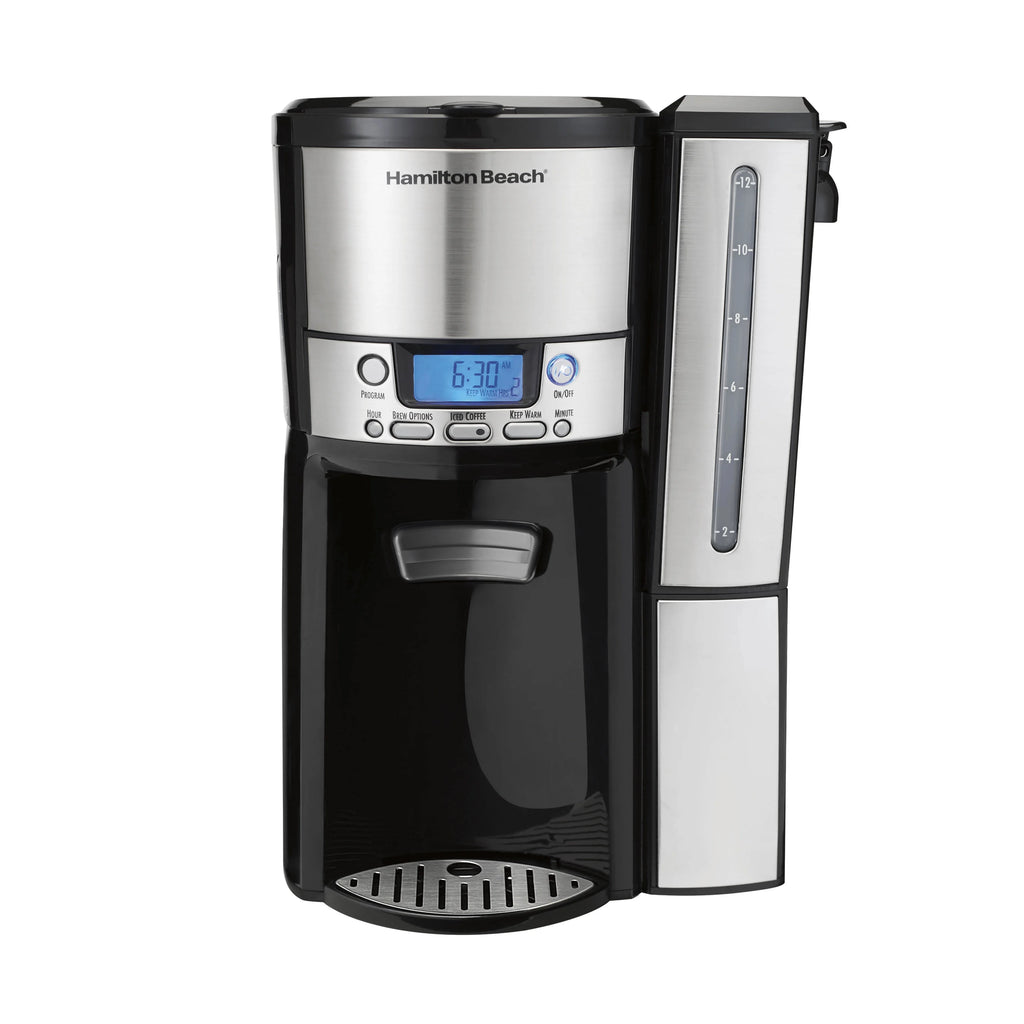 12 Cup Programmable Coffee Maker with Removable Reservoir V62195