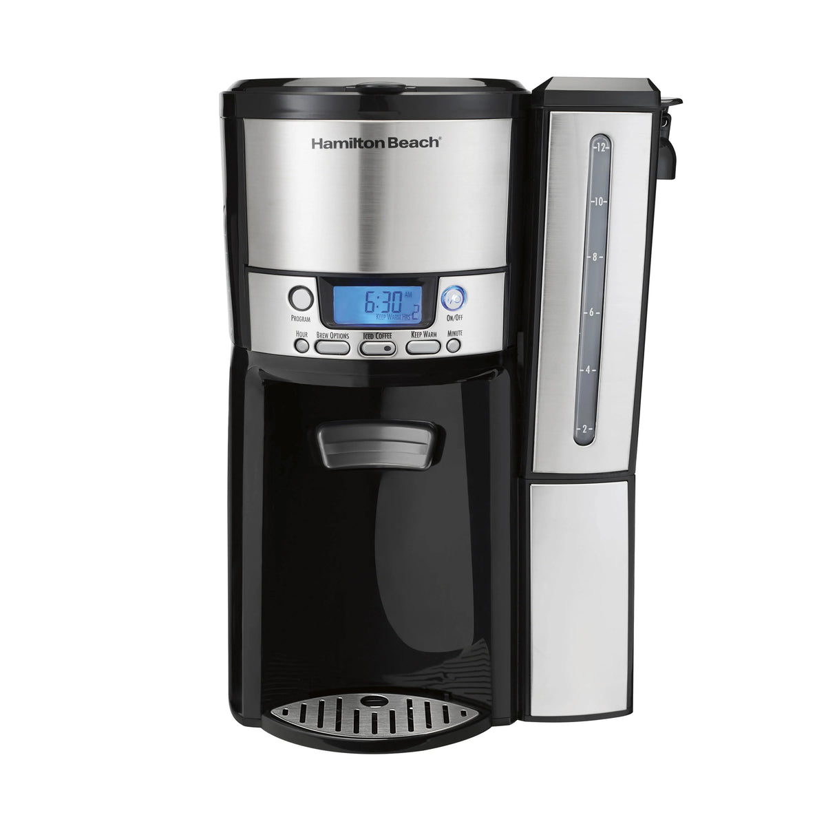 12 Cup Programmable Coffee Maker with Removable Reservoir V62195