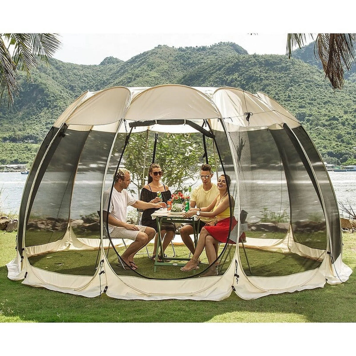 15 x 15 Outdoor Pop Up Screen Tent U5864
