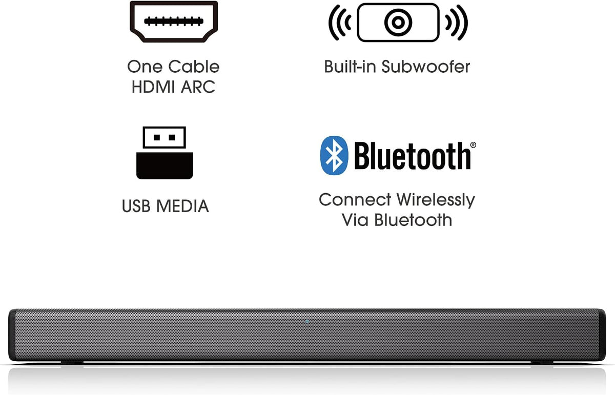 50-Inch 4K UHD Smart Roku TV with 2.1ch Sound Bar P5491