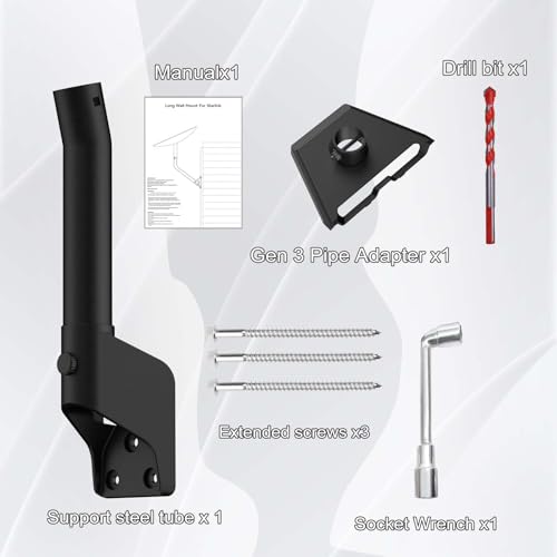 360° Rotatable Black Starlink Roof Mount Z60102