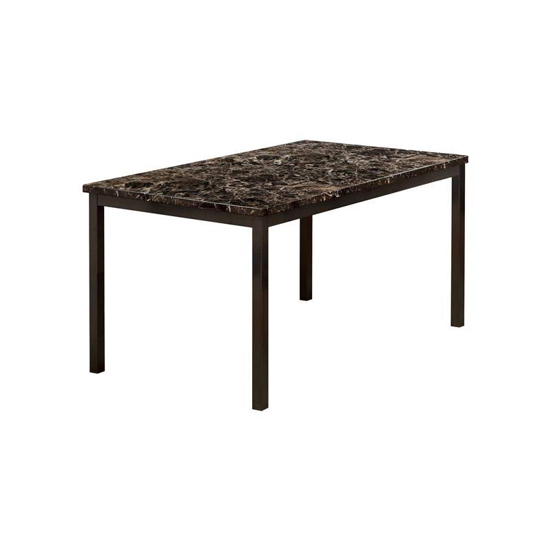 7 Piece Dining Set in Black Q7227