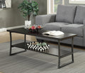 Faux Birch Slate Gray Coffee Table S14673
