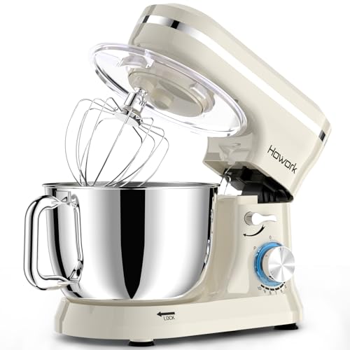 Blue Electric Stand Mixer with 6.5QT Stainless Steel Bowl C6130