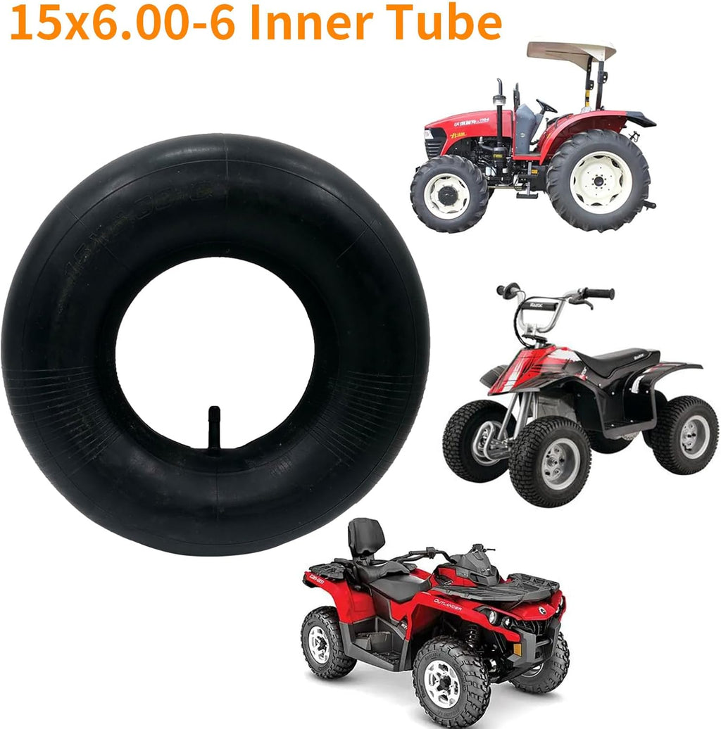 2PCS 15x6.00-6 Inner Tube with TR-13 Valve Stem J95056