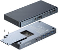 Laptop Docking Station with M.2 NVMe SSD Enclosure, 9 in 1 USB C Docking Station H16841