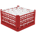 Red Polypropylene 20 Compartment Rack T209771
