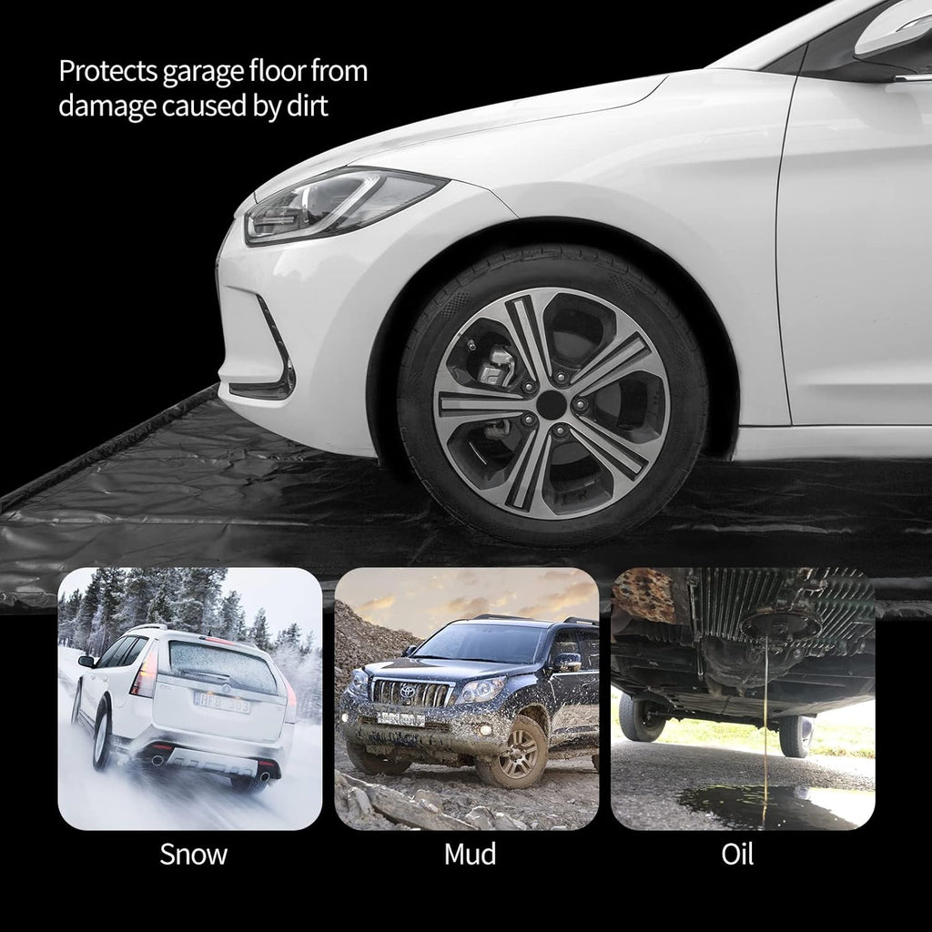 8'6 x 20' Non-Slip Waterproof Garage Floor Mat W4951